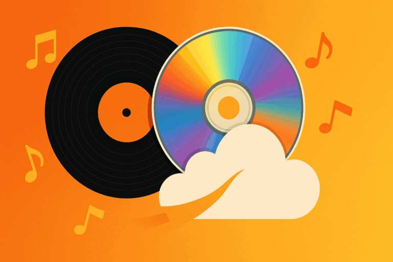 Cd vinyl cloud print on demand
